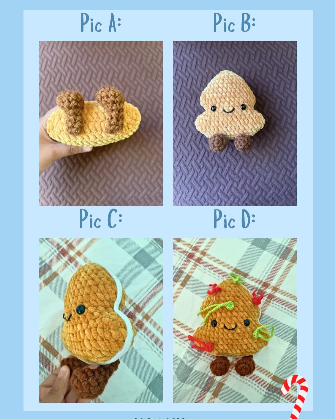 Free Crochet Pattern: Adorable Gingerbread Tree Amigurumi