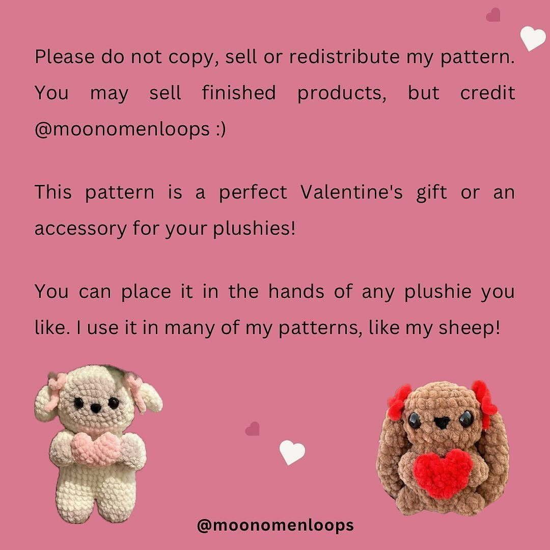 Free Crochet Pattern: Adorable Heart-Holding Lamb