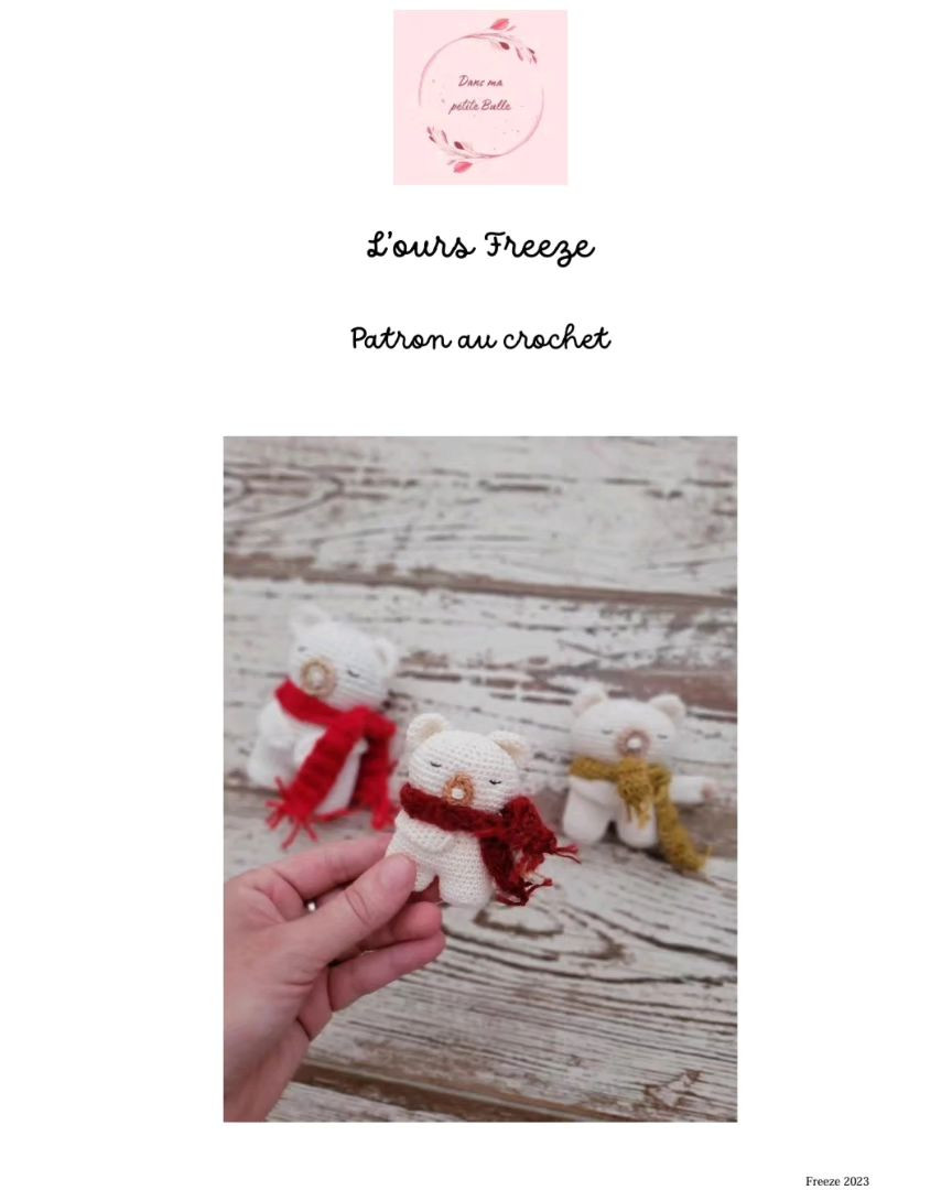 Free Crochet Pattern: Adorable Holiday Bears