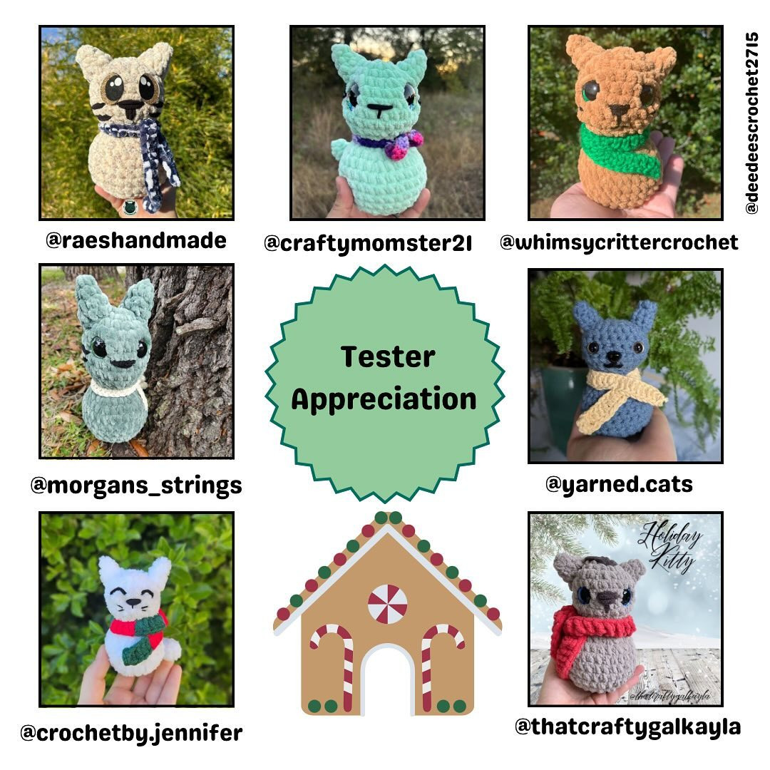 Free Crochet Pattern: Adorable Holiday Kitty