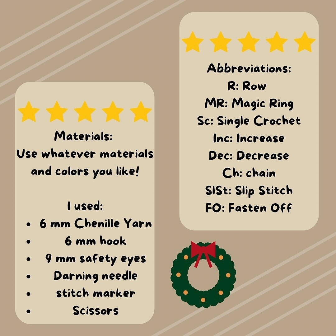 Free Crochet Pattern: Adorable Holiday Wreath Amigurumi
