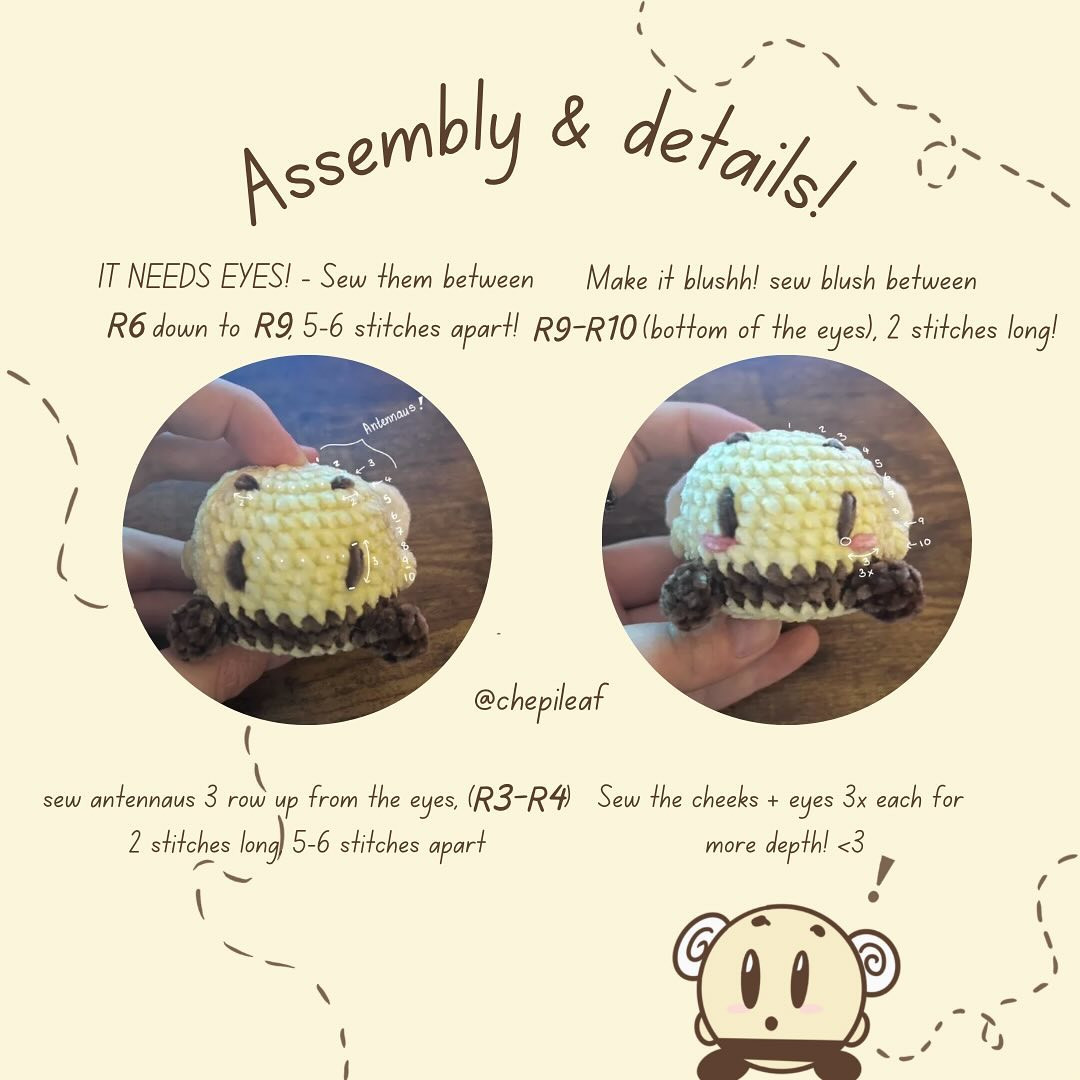 Free Crochet Pattern: Adorable Kir-bee Amigurumi