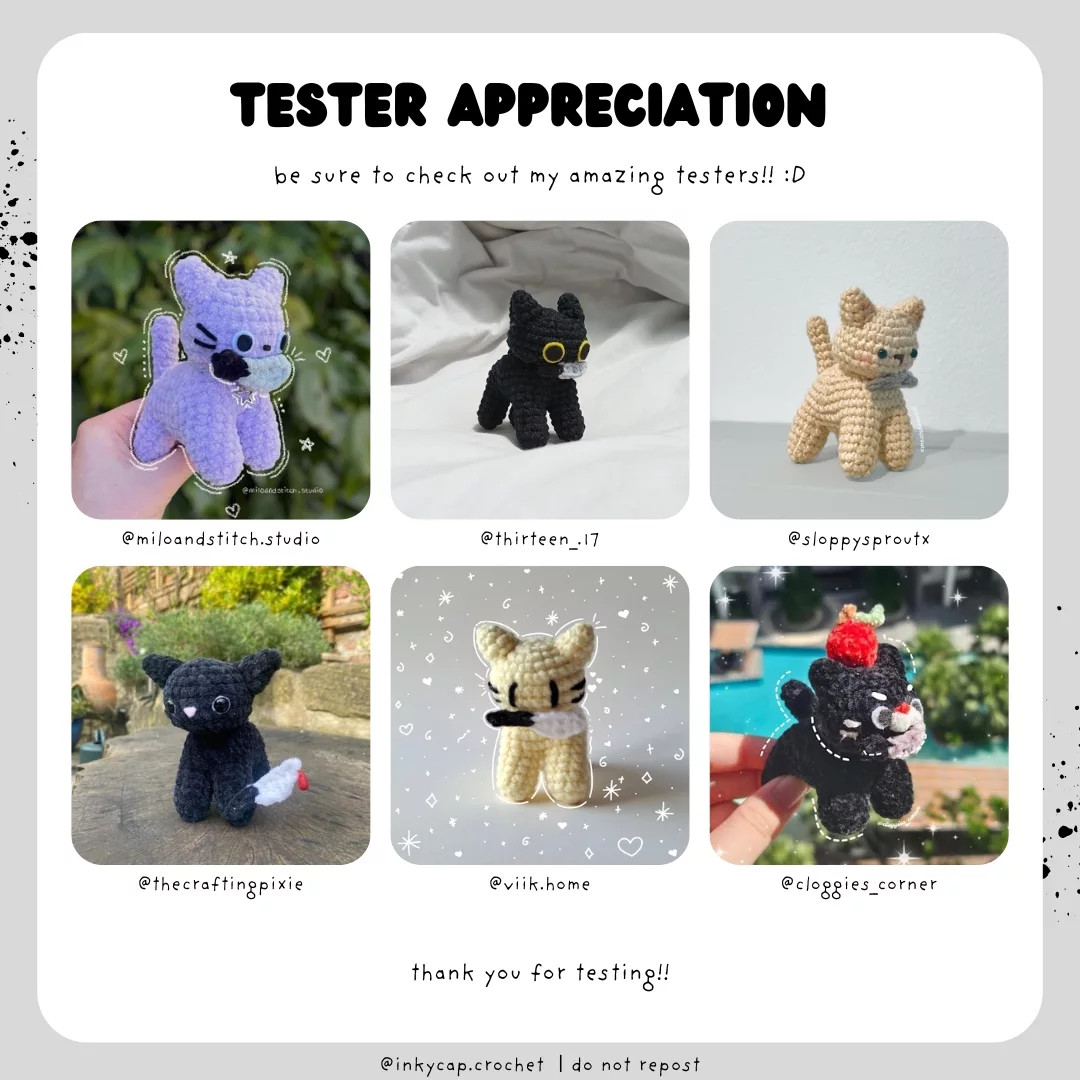 Free Crochet Pattern: Adorable Knife Cat Amigurumi