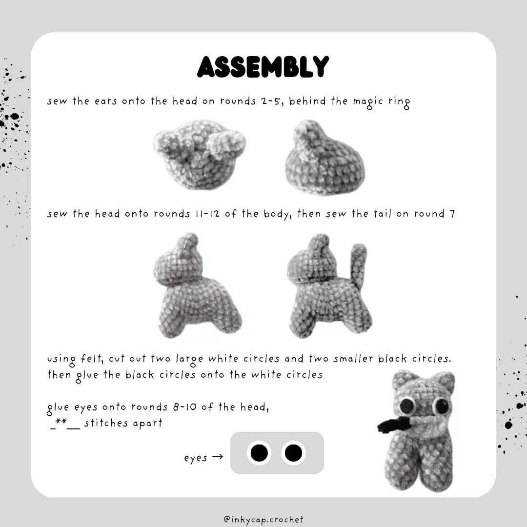 Free Crochet Pattern: Adorable Knife Cat Amigurumi