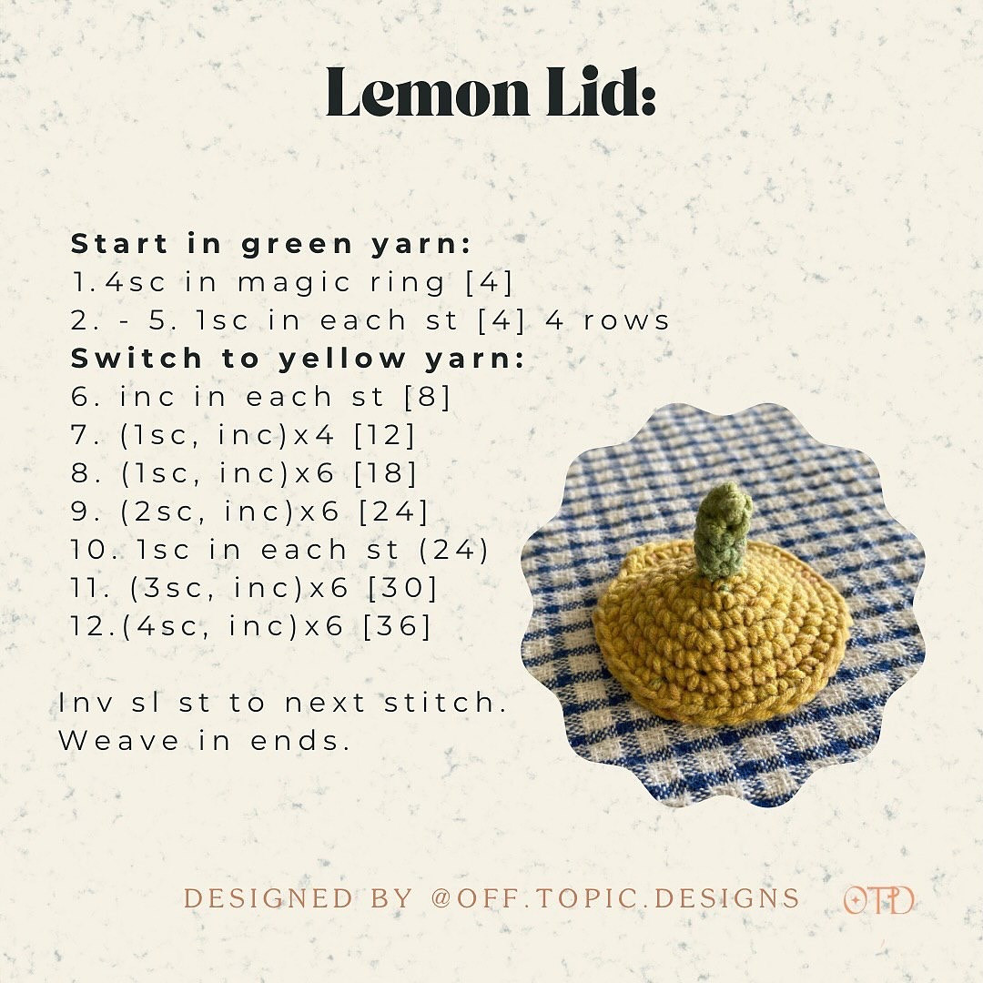 Free Crochet Pattern: Adorable Lemon Pouch