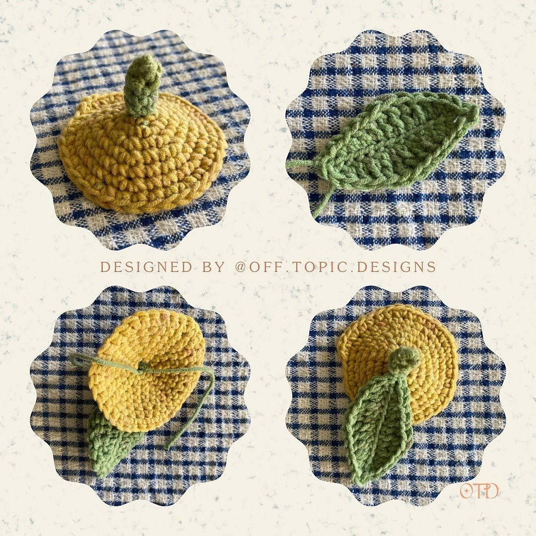 Free Crochet Pattern: Adorable Lemon Pouch