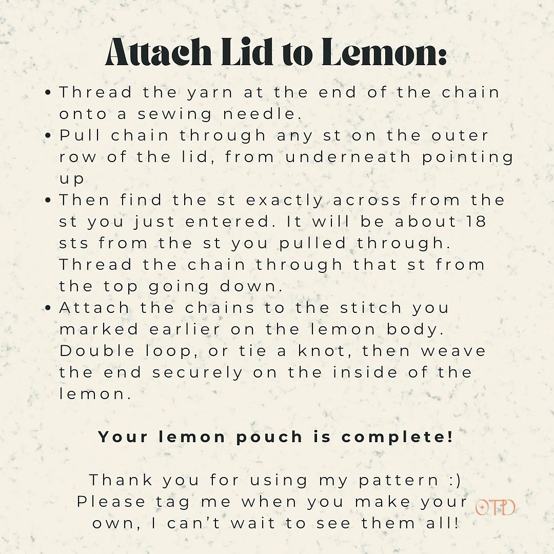 Free Crochet Pattern: Adorable Lemon Pouch