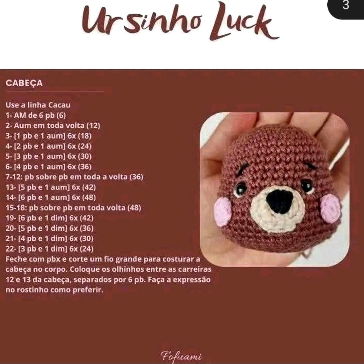 Free Crochet Pattern: Adorable Little Bear