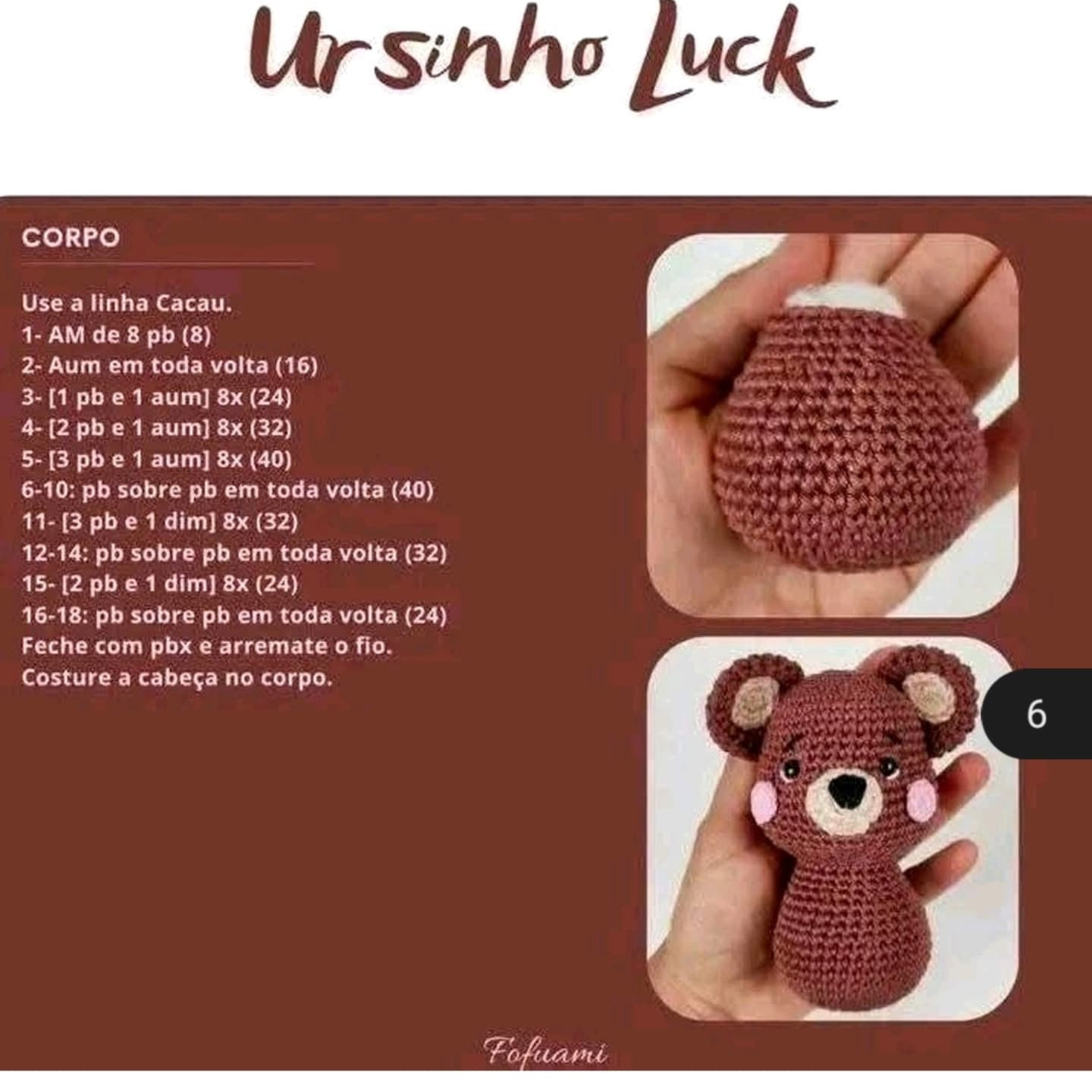 Free Crochet Pattern: Adorable Little Bear
