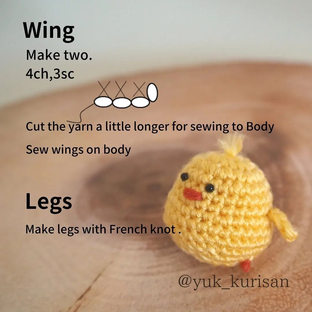 Free Crochet Pattern: Adorable Little Chick