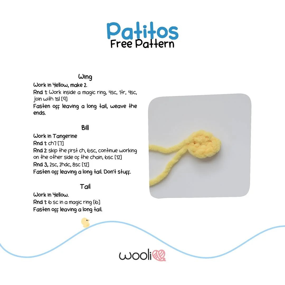 Free Crochet Pattern: Adorable Little Ducklings