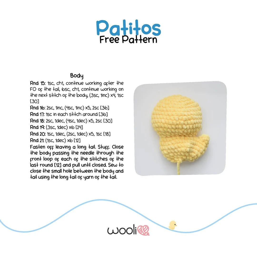 Free Crochet Pattern: Adorable Little Ducklings