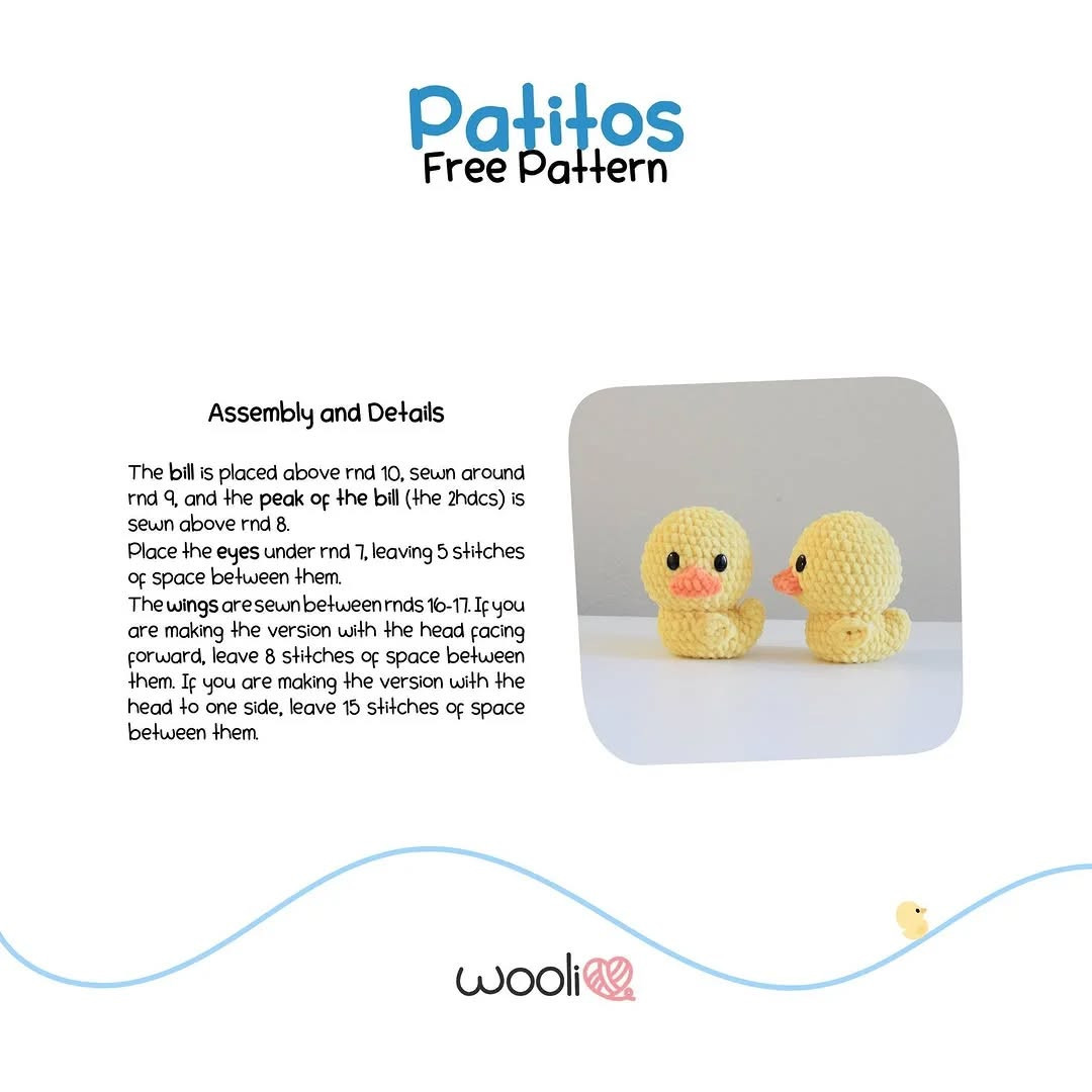 Free Crochet Pattern: Adorable Little Ducklings