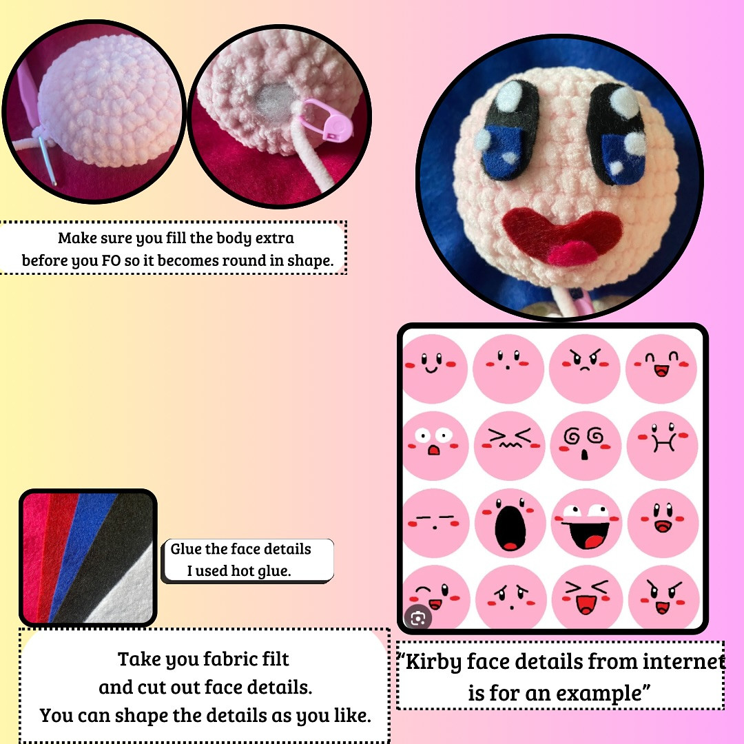 Free Crochet Pattern: Adorable Little Kirby Amigurumi