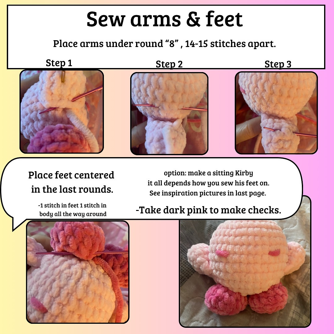 Free Crochet Pattern: Adorable Little Kirby Amigurumi