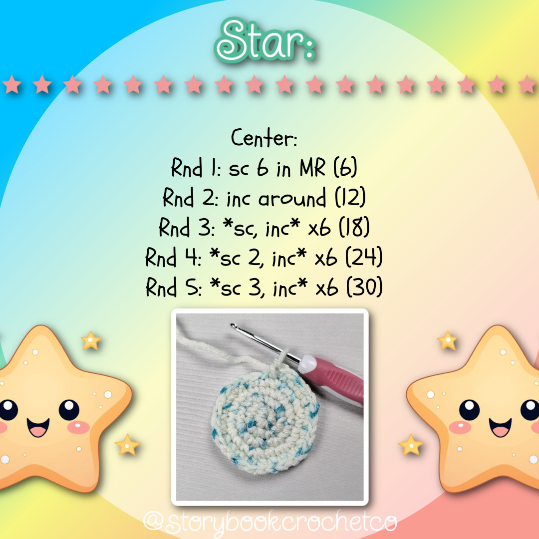 Free Crochet Pattern: Adorable Little Star