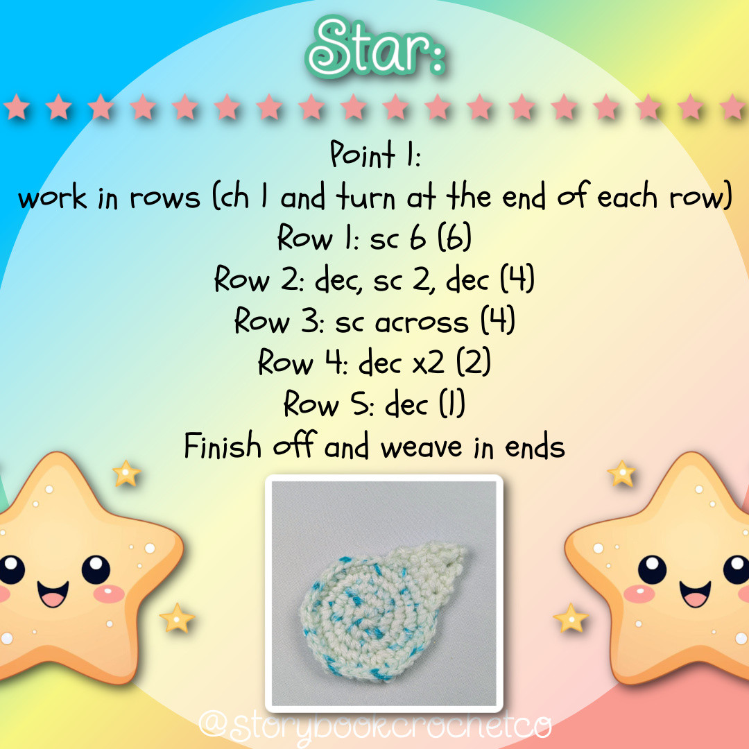 Free Crochet Pattern: Adorable Little Star