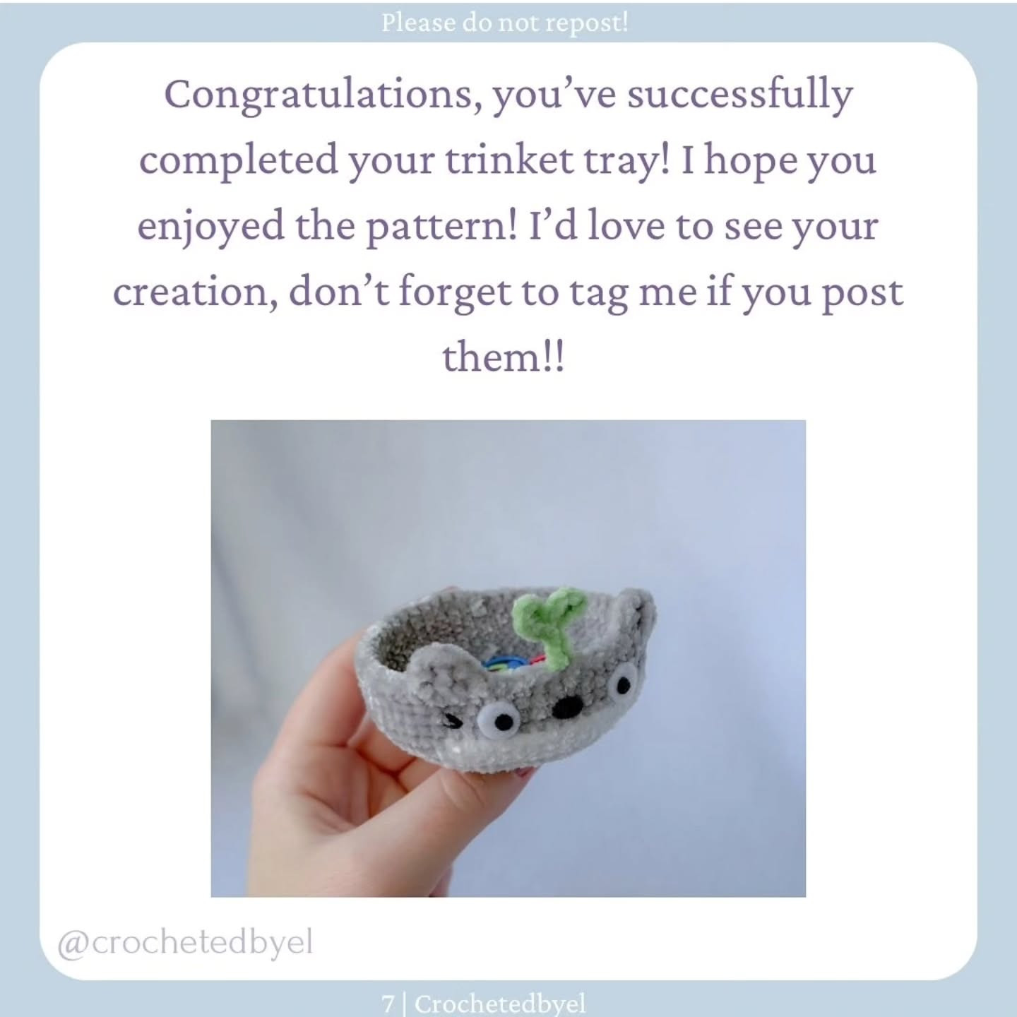 Free Crochet Pattern: Adorable Little Totoro Amigurumi