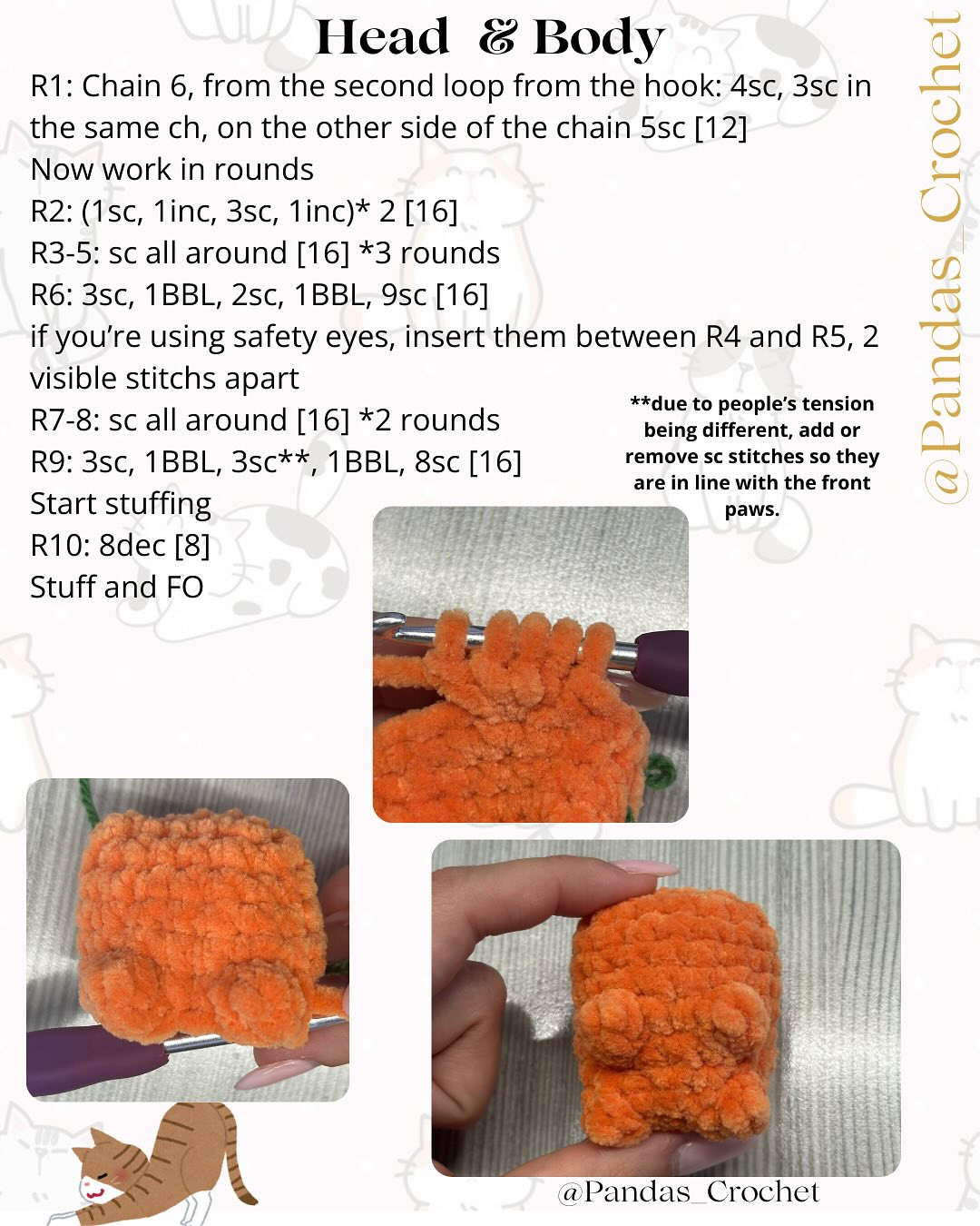 Free Crochet Pattern: Adorable Mini Cats