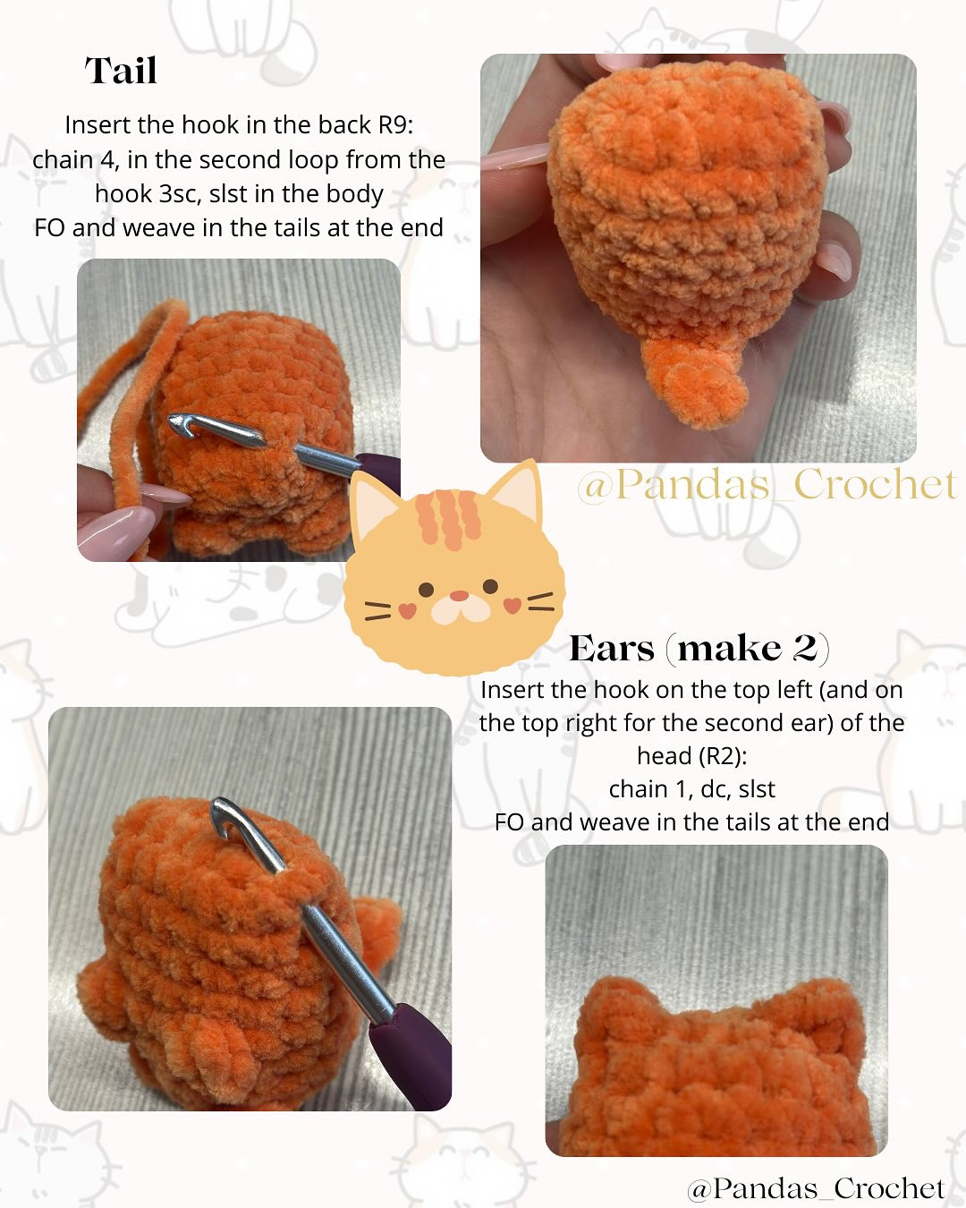 Free Crochet Pattern: Adorable Mini Cats
