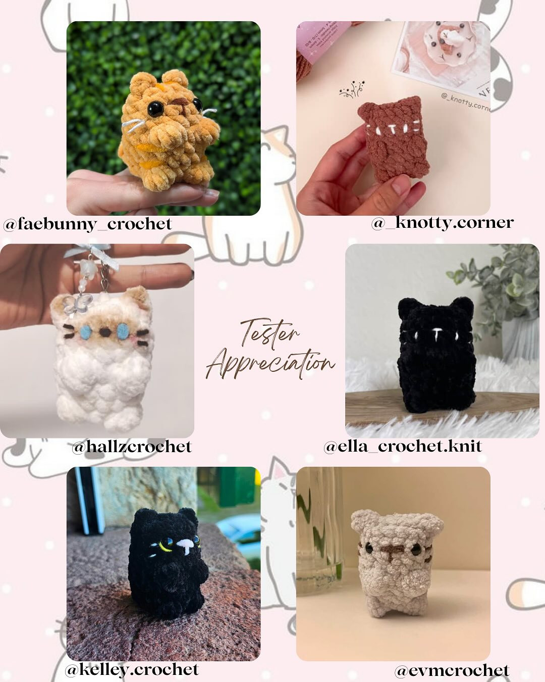 Free Crochet Pattern: Adorable Mini Cats