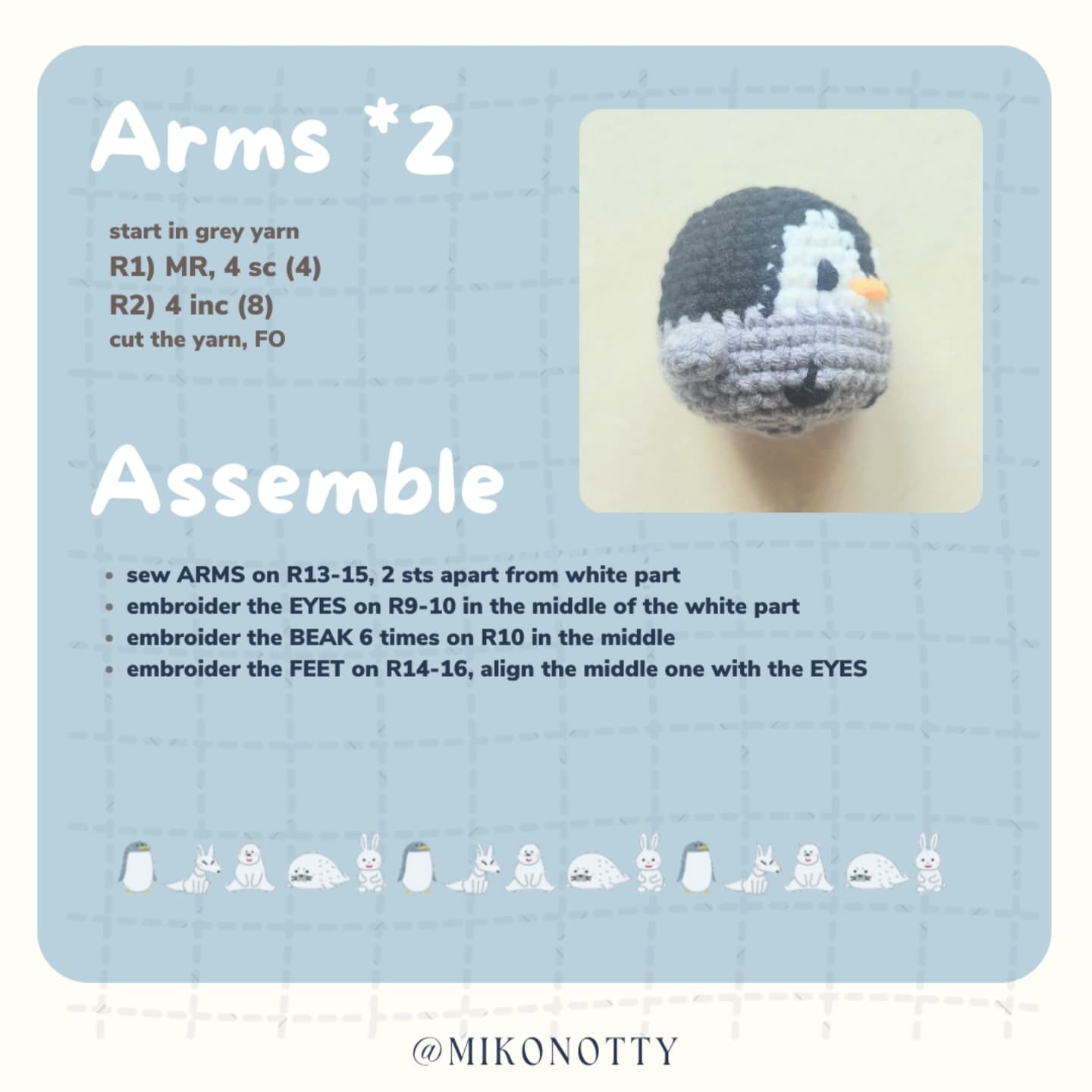 Free Crochet Pattern: Adorable Mini Penguin Amigurumi