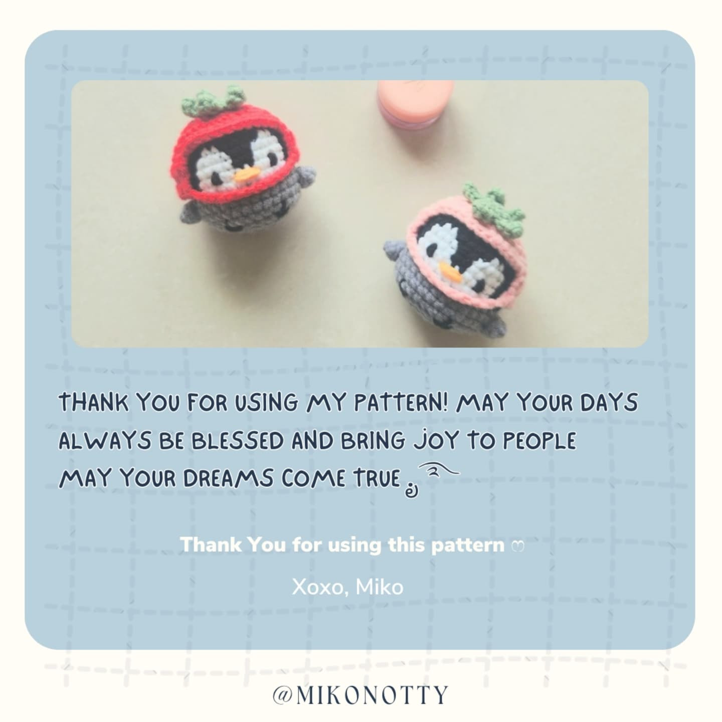 Free Crochet Pattern: Adorable Mini Penguin Amigurumi
