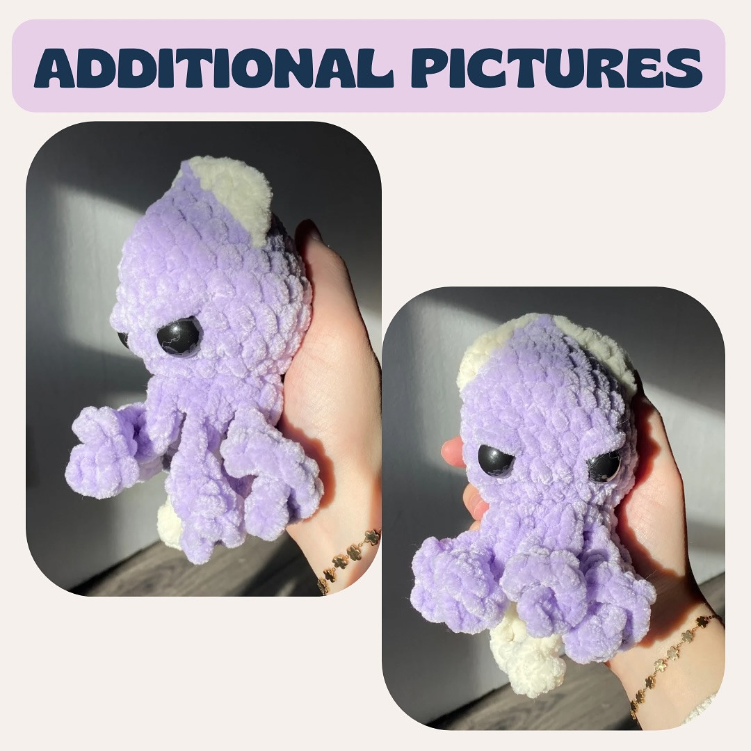 Free Crochet Pattern: Adorable Mini Squid Amigurumi