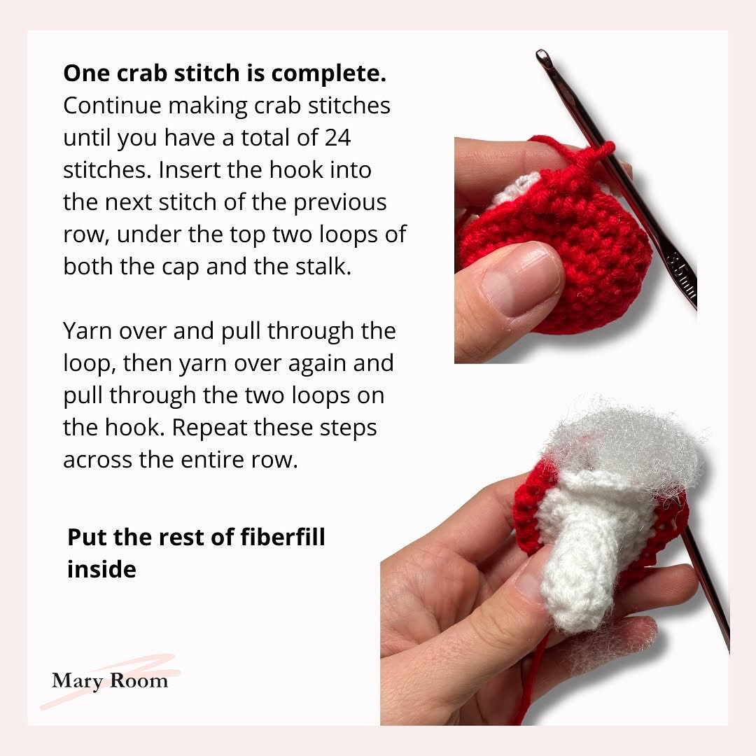 Free Crochet Pattern: Adorable Mushroom Amigurumi pattern