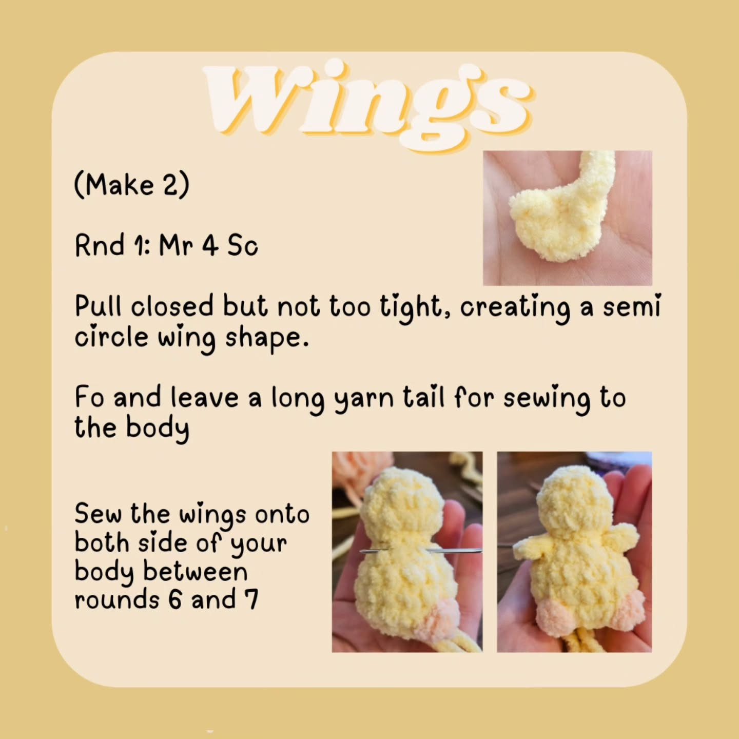 Free Crochet Pattern: Adorable Mushroom Chick Amigurumi