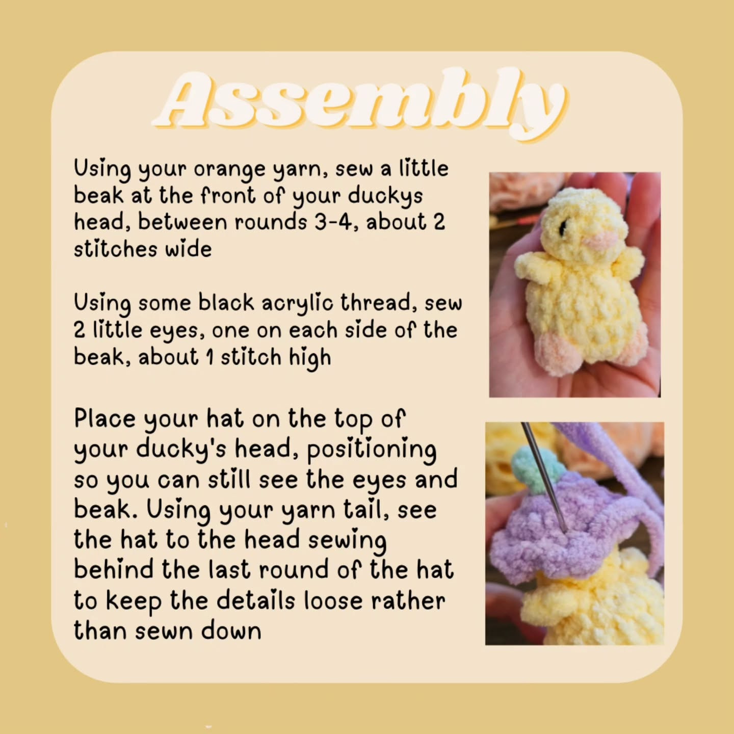 Free Crochet Pattern: Adorable Mushroom Chick Amigurumi