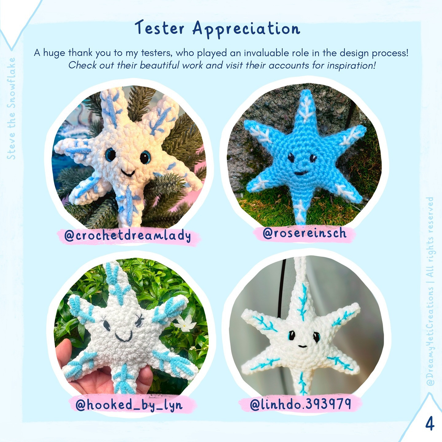 Free Crochet Pattern: Adorable No-Sew Snowflakes