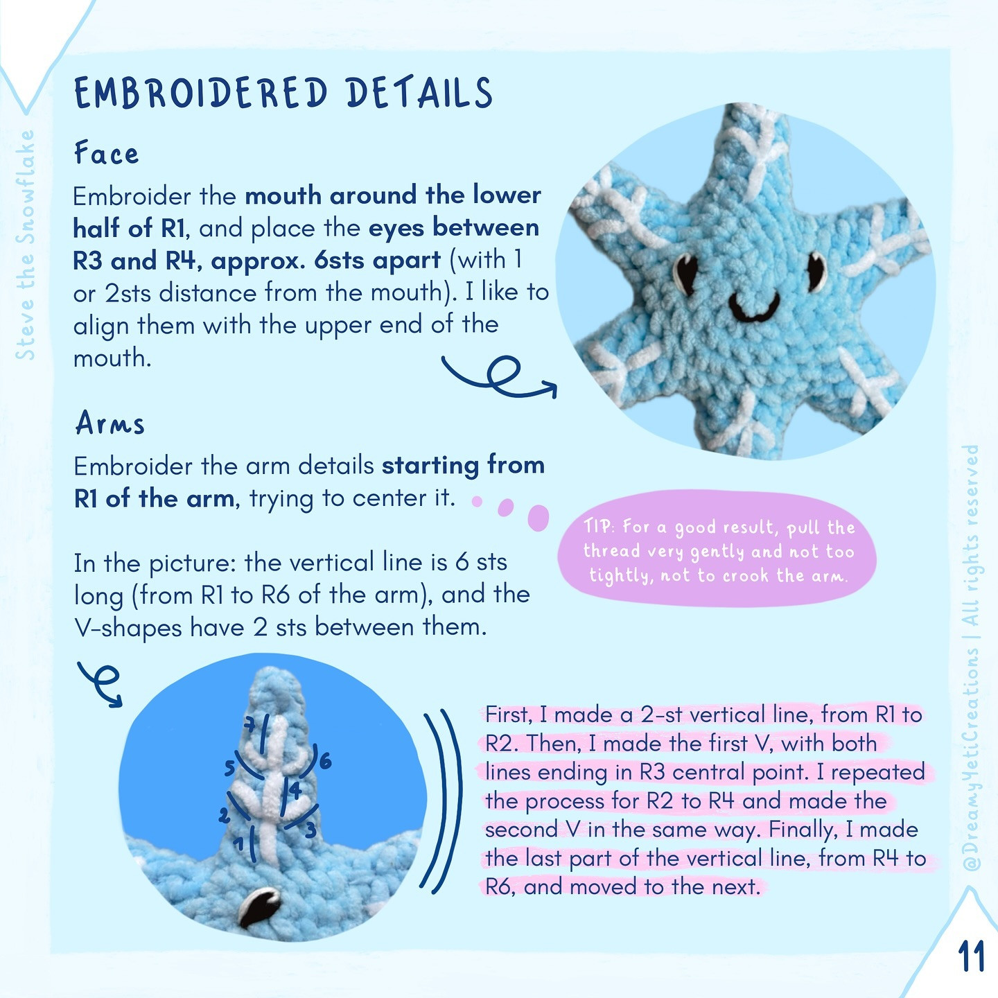 Free Crochet Pattern: Adorable No-Sew Snowflakes