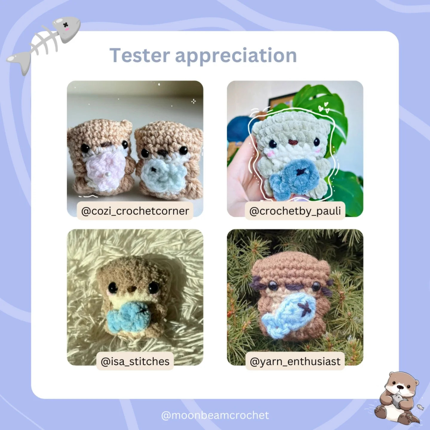 Free Crochet Pattern: Adorable Otter Amigurumi