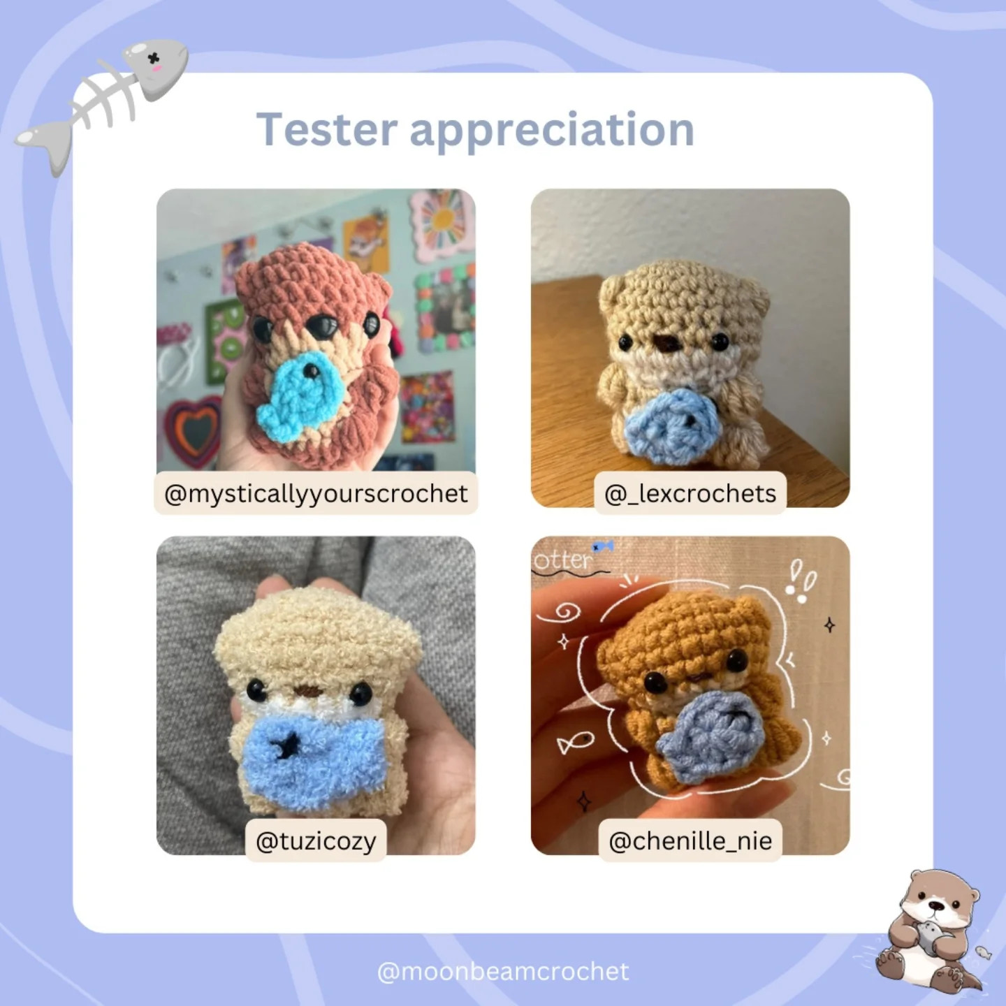 Free Crochet Pattern: Adorable Otter Amigurumi