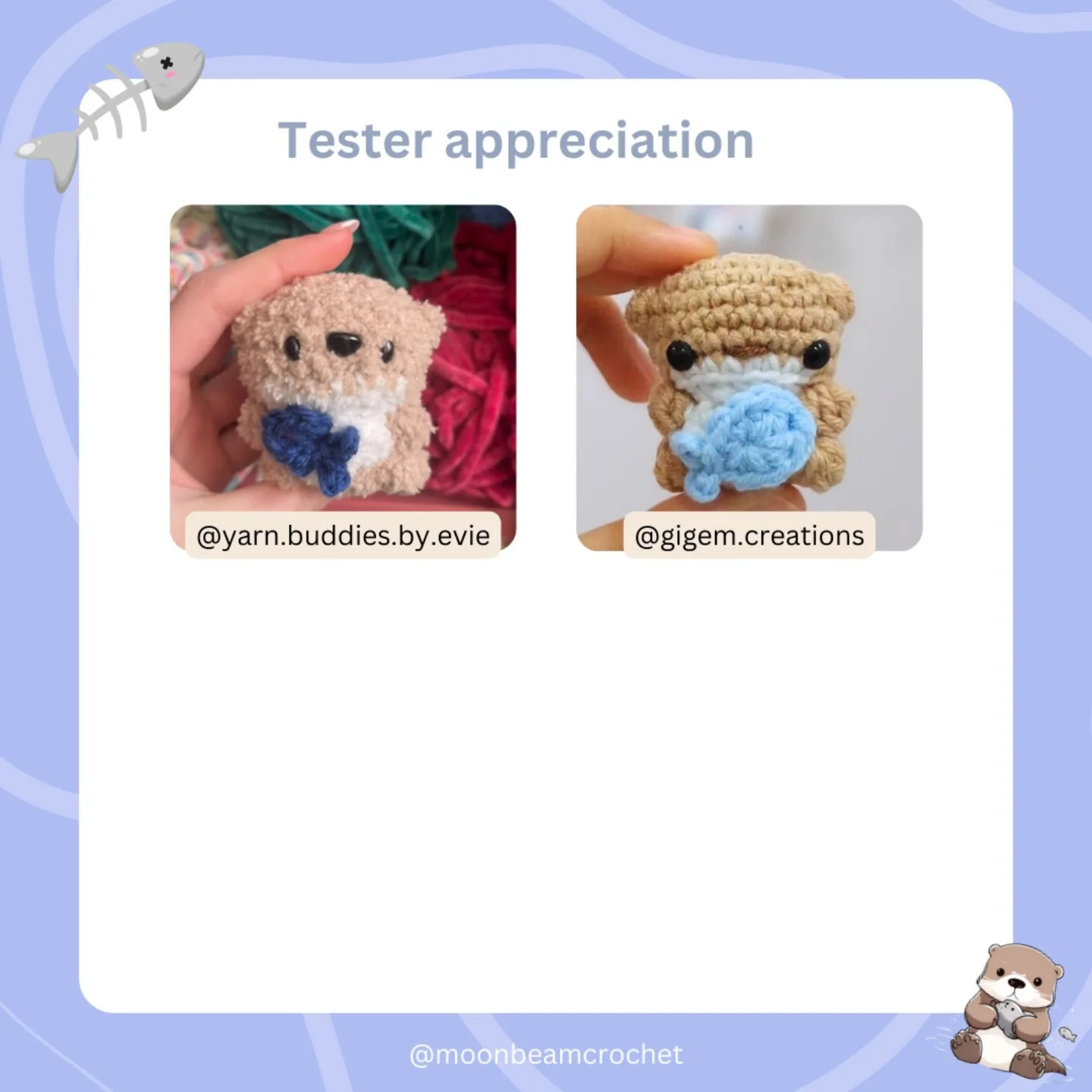 Free Crochet Pattern: Adorable Otter Amigurumi