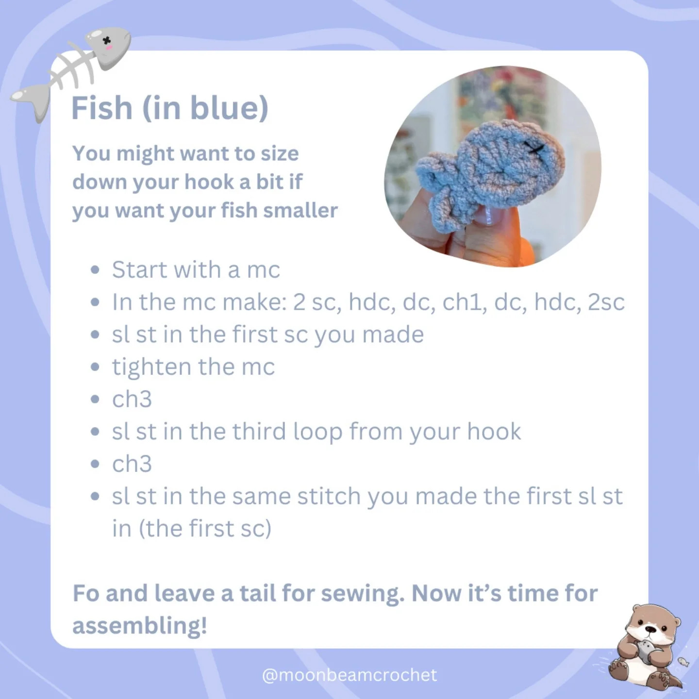 Free Crochet Pattern: Adorable Otter Amigurumi