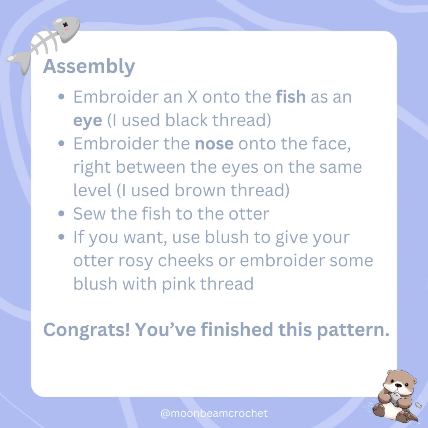 Free Crochet Pattern: Adorable Otter Amigurumi