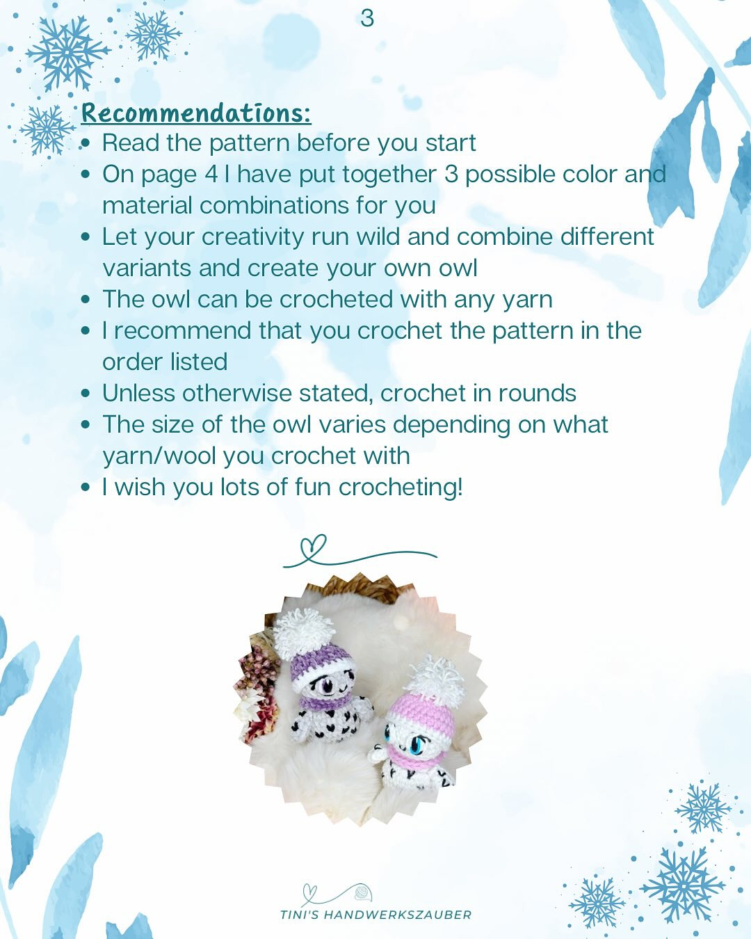 Free Crochet Pattern: Adorable Owl Emmy Amigurumi
