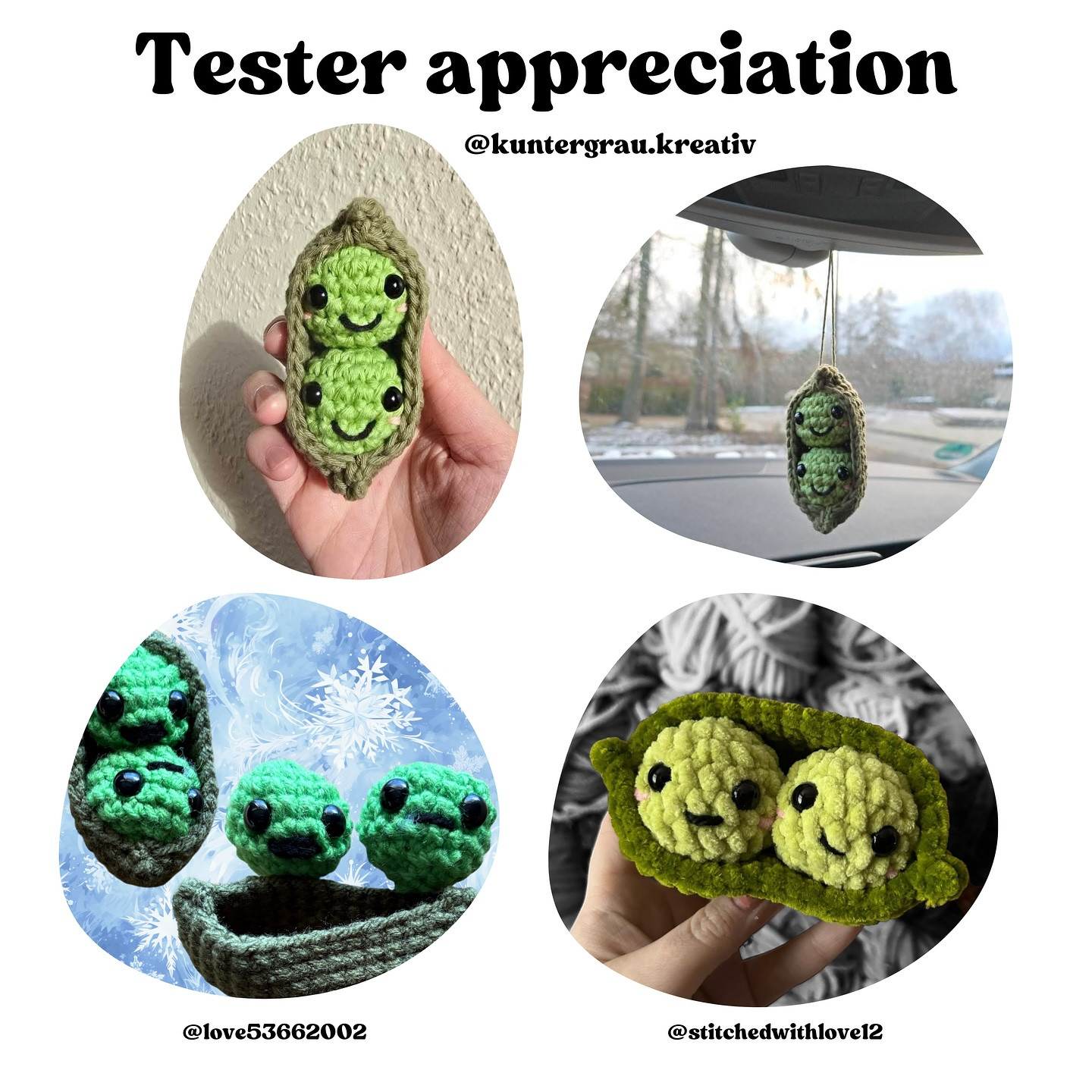 Free Crochet Pattern: Adorable Peas in a Pod