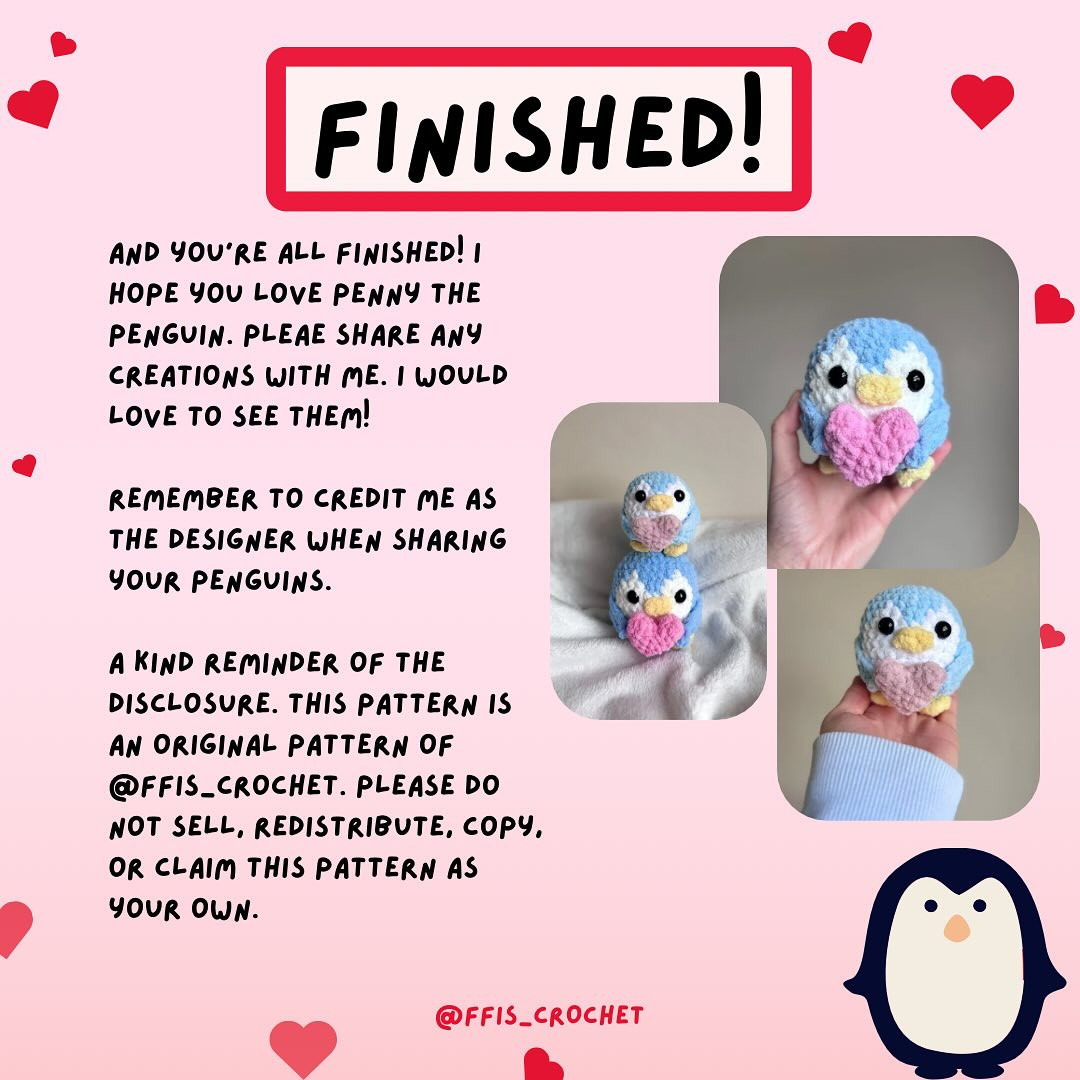 Free Crochet Pattern: Adorable Penny the Penguin Amigurumi