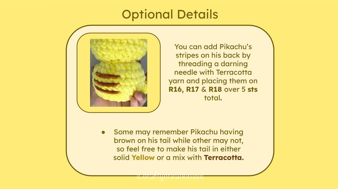 Free Crochet Pattern: Adorable Pika Pikachu