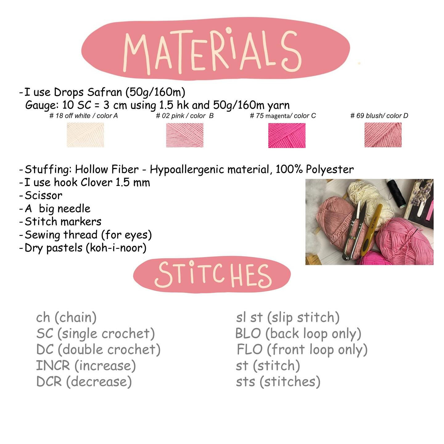 Free Crochet Pattern: Adorable Pink Amigurumi Doll