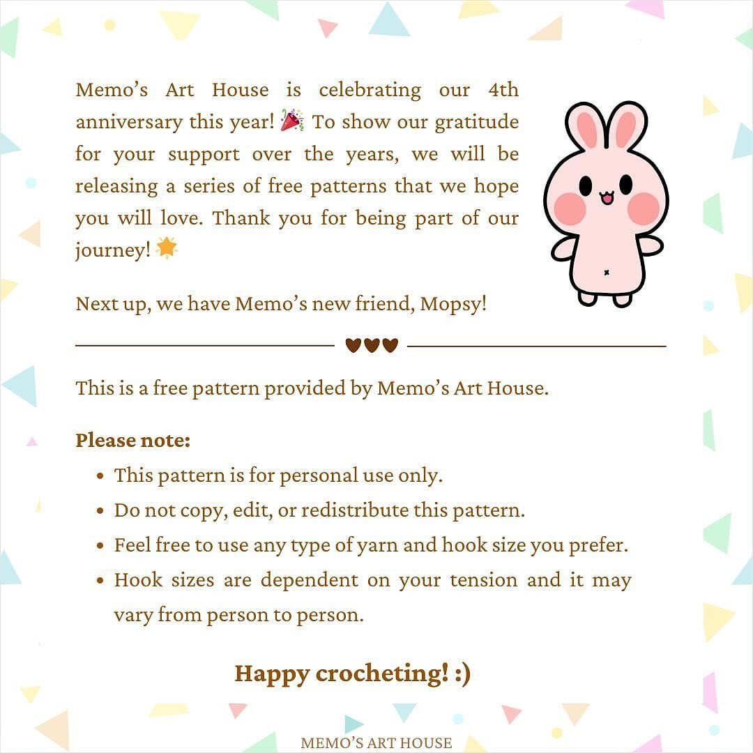 Free Crochet Pattern: Adorable Pink Bunny