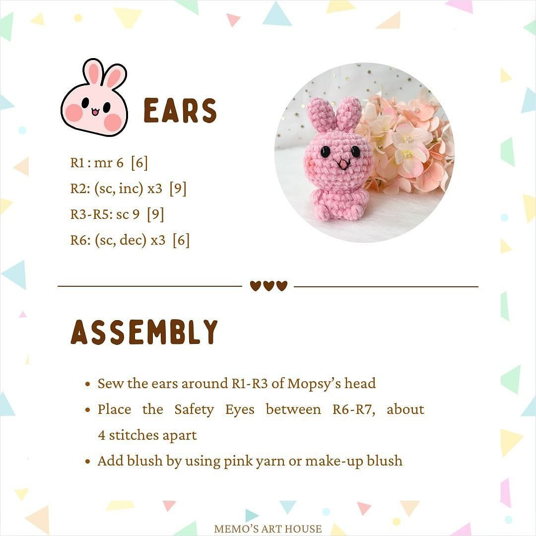 Free Crochet Pattern: Adorable Pink Bunny