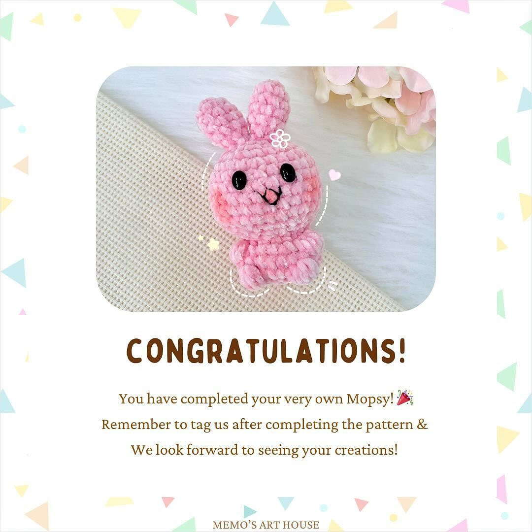 Free Crochet Pattern: Adorable Pink Bunny