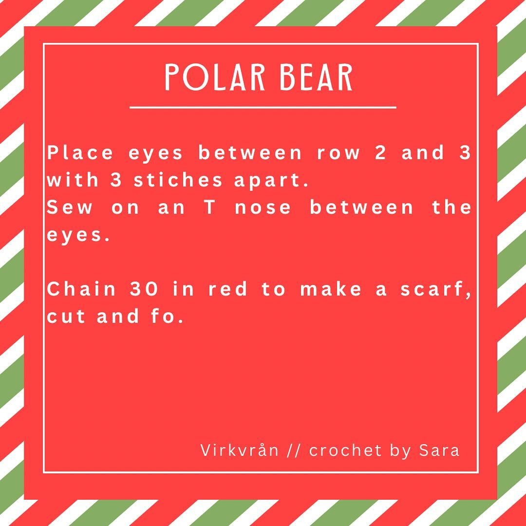 Free Crochet Pattern: Adorable Polar Bear