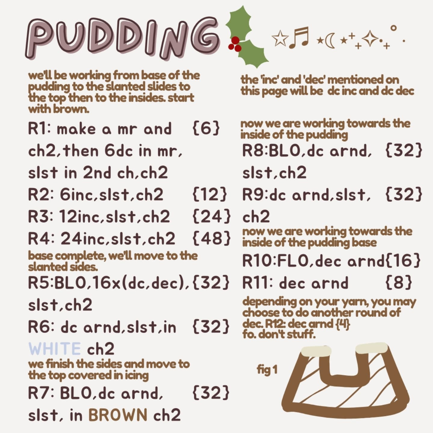 Free Crochet Pattern: Adorable Pompompurin Pudding