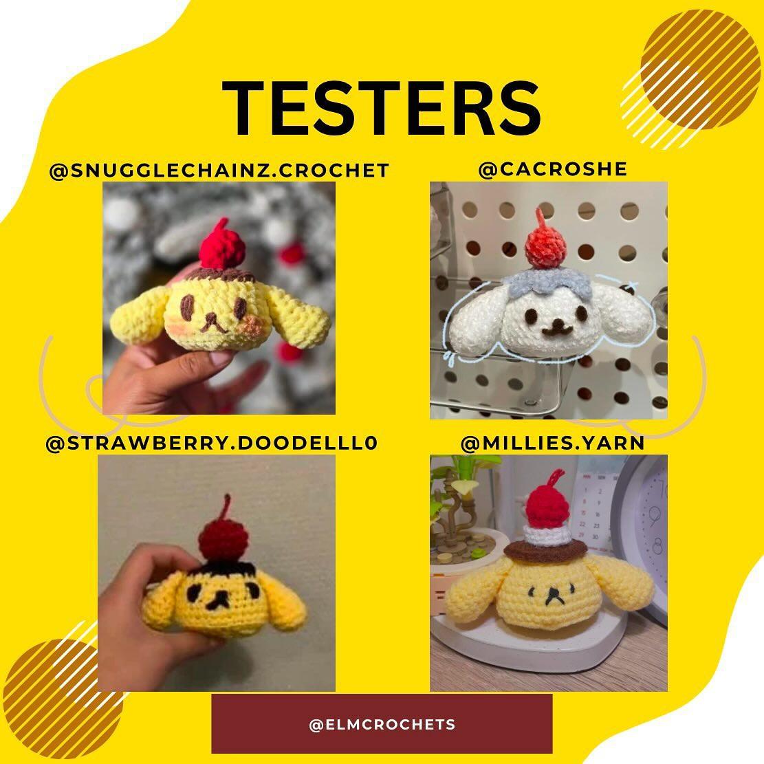 Free Crochet Pattern: Adorable Pudding Dog Amigurumi