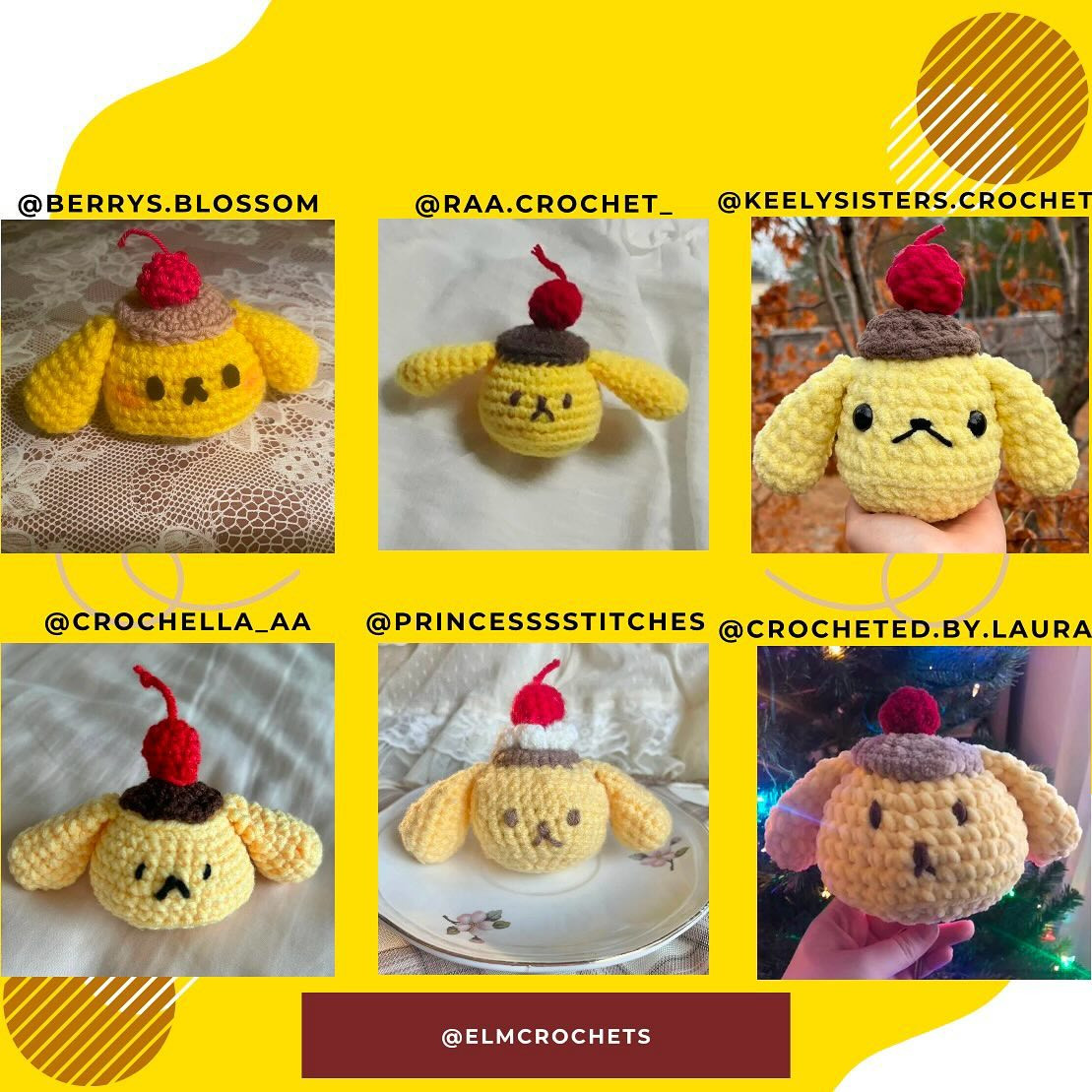 Free Crochet Pattern: Adorable Pudding Dog Amigurumi